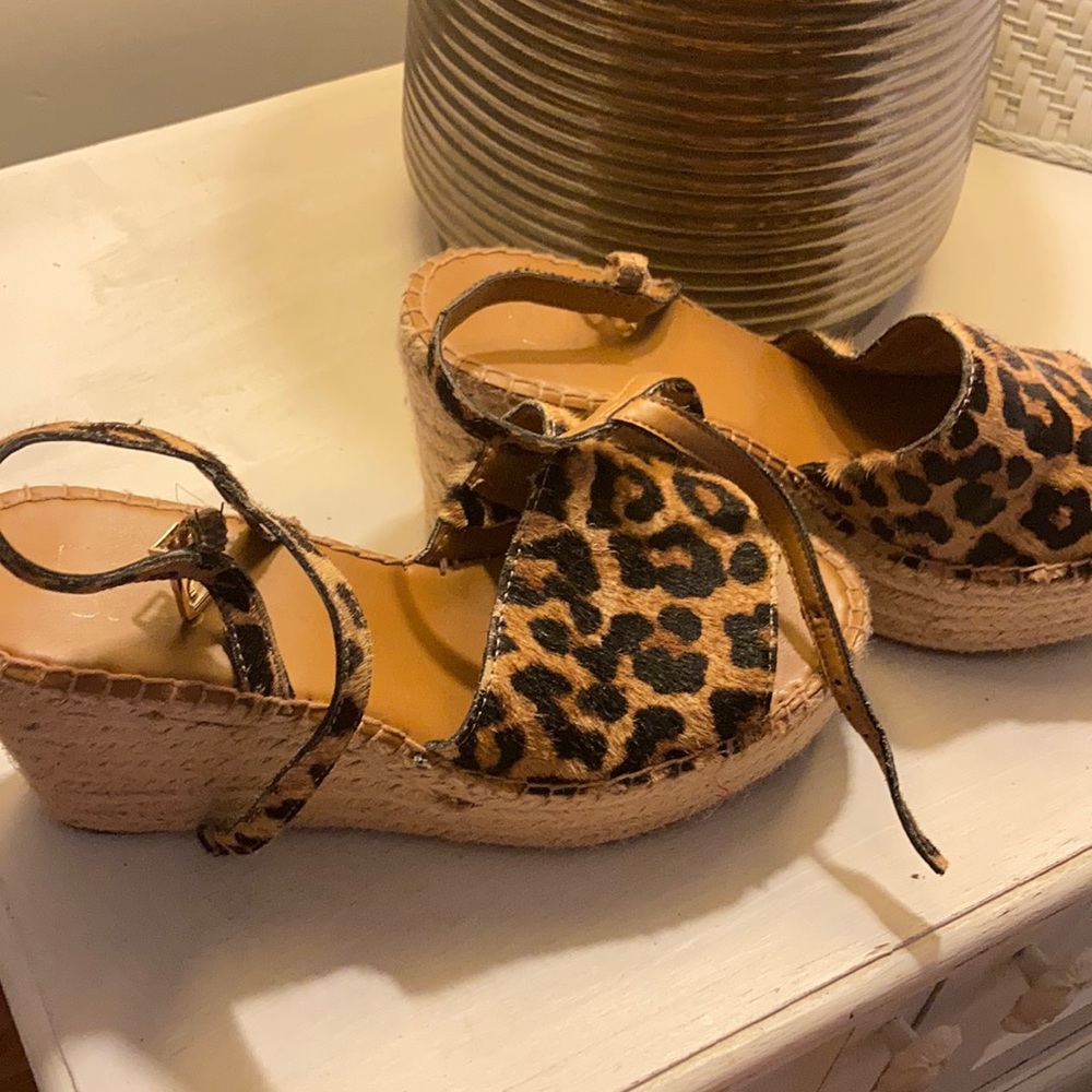 Franco Sarto leather/fur SZ 8